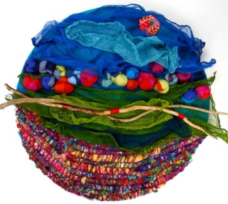 1 2 3 COULEURS (60cm) - OEUVRES TEXTILES 2022 - 2025